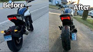 Plate Relocation | CfMoto CL-X 700 Heritage