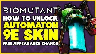 Biomutant - MUKA AUTOMATON APPEARANCE // How to Unlock FREE Skin for Automaton