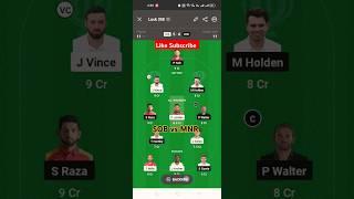 SOB vs MNR Dream 11 Prediction Today Match|SOB vs MNR Dream11Team Today|SOB vs MNR The Hundred Men's