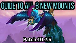 Every New Mount Coming in 10.2.5 & How to Get Them - Easy Mount Guide | Seeds of Renewal