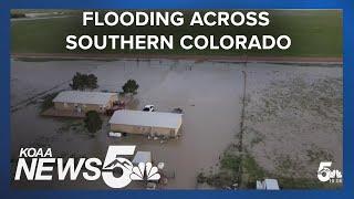 Flooding across southern Colorado Monday