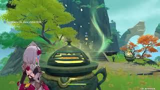 Genshin Impact 4.4 Investigate the stone shrine 0/2 Floating Jade, Treasure of Chenyu