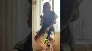 Marta Vlog Dancing at the window #001
