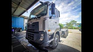 Horsepower Terbesar UD Trucks for Malaysian Market 440 Review New Quester Prime Mover 6x4 ESCOT 2022