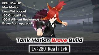 Brave Motion Tank Build Level 280 (Best Way to be a Tank?) - Toram Online