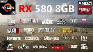 RX 580 8GB Test in 25 Games in 2020