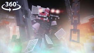 360° Five Nights At Freddy's 2 - MANGLE VISION - 360° Minecraft Video