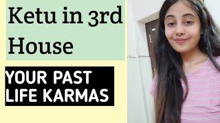 Ketu in the 3rd house ( Past Life Karma )