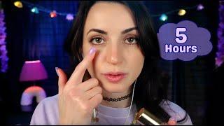 5 Hours of Gibi ASMR Doing Your Makeup | Soft Spoken