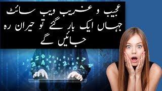 Top 5 Most Strange and Unbelievable Websites on Internet Today | Hindi / Urdu