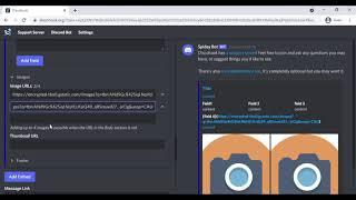 Discord embeds using webhooks with Discohook