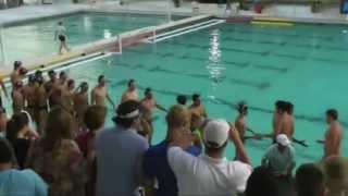 Normal and reverse play (fast and slowmotion) tests - water polo handshake