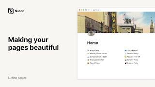 Making your pages beautiful