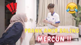 TEAH & MARSYA LARI DARI AMIR !! - PRANK M3RCUN