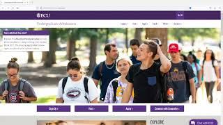 Applying to ECU: Creating Your Navigator Application Portal Account