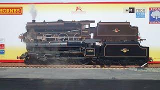 Hornby "ultimate" Black 5 Sound and Smoke Generator review and run.