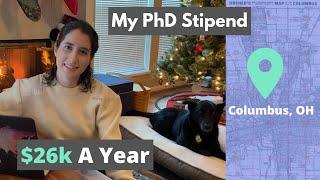 My PhD Student Stipend: Monthly Income and Budget | Millennial Money