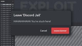 Try Leaving this Glitched Discord Server!