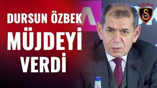 Dursun Özbek, Galatasaraylılara Müjdeyi Verdi! 'Son Aşamaya Geldi' | Basın Toplantısı