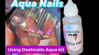 How to : AQUA NAIL using Dashnails Kit | Full tutorial