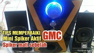 Cara memperbaiki Spiker Aktif Mini GMC spiker mati sebelah #SyarifaElektronik