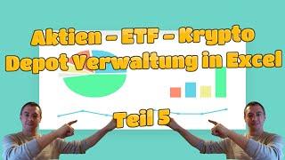 Aktien & ETF Depot Verwaltung in Excel - Teil 5 - Asset Diagramm