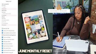 JUNE MONTHLY RESET ROUTINE + may budget results, new iPad, goals, summer plans, favorites, etc 