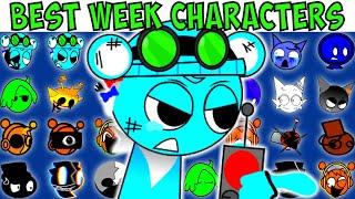 ALL BEST WEEK CHARACTERS | FNF Character Test | Gameplay VS Playground