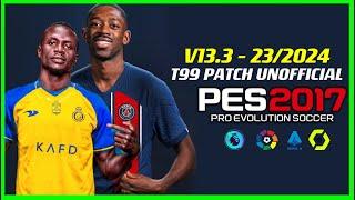 PES 2017 | T99-PATCH V-13.3 23/2024 | 8/7/23 | PC