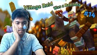 Triggering a Raid on My Village Was a Bad Idea ll Minecraft #14