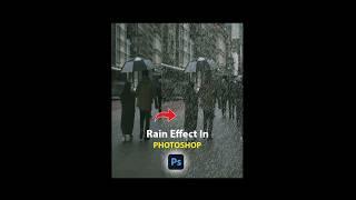 How to make rain effect in photoshop #viralvideo #video #youtubeshorts #subscribe