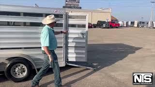 2020 Exiss 6 Pen Livestock Bumper Pull Trailer