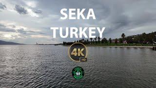 [4K] Kocaeli, Turkey | A #rainyday #relaxing and #meditation #walkingtour SEKA(Old paper factory)