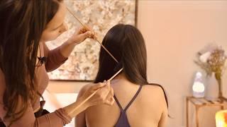 [ASMR] Scalp Check, Spring Hair Braiding & Adjustments, Gua Sha Massage for Janine (Real Person)