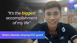 Rhenz Abando, guard for Anyang KGC | Korea24