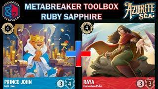  METABREAKER RUBY SAPPHIRE Removal Toolbox - Disney Lorcana Deck Profile Azurite Sea