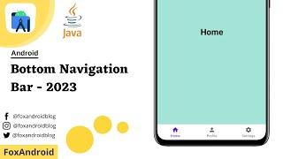 Bottom Navigation Bar - Android Studio | Fragments | Java | 2023