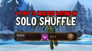 4 TIPS To Climb Solo Shuffle Rating FAST - Dragonflight PvP