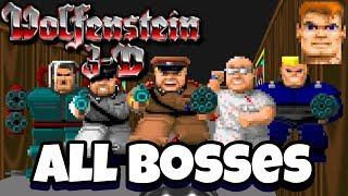 Wolfenstein 3D - All Bosses + Ending