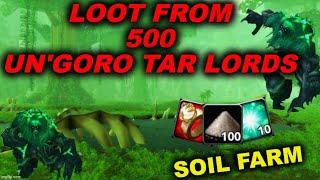 500 TAR LORDS & TAR LURKERS WOW CLASSIC UN GORO SOIL WARRIOR GOLD FARM