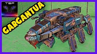 Crossout #717 ► GARGANTUA - 2x Mastodon cannons on Machinist cabin - Ultimate CW Spider Tank Build