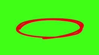 Green Screen Circle 4 animations effects of Red Circle/Highlighter/Marker Global kreators