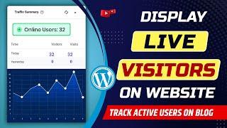 How to check live visitors on WordPress website | How to track visitors on website