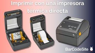 ¿Cómo imprimir con una impresora térmica directa? | Barcode Site