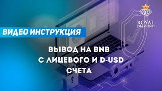 Вывод средств с кабинета через BNB