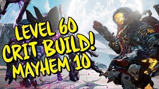 Borderlands 3 LEVEL 60 Best FL4K Crit Build (Mayhem 10) Kills every boss in seconds!