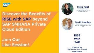 Discover the Benefits of RISE with SAP beyond SAP S/4HANA Private Cloud Edition