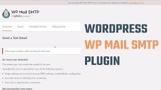 WordPress SMTP Plugin configuration, fix SMTP error!