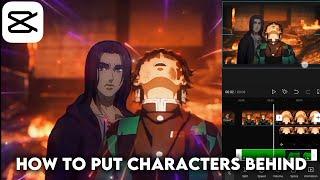 CapCut Tutorial - Eren Trend | How To Put Characters behind + Eren talking to Grisha Green screen