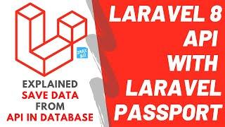 how to save data from api in database laravel 8 | Laravel 8 REST API  Part-13